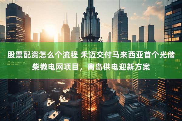 股票配资怎么个流程 禾迈交付马来西亚首个光储柴微电网项目，离岛供电迎新方案
